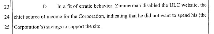 Zimmerman Court Document